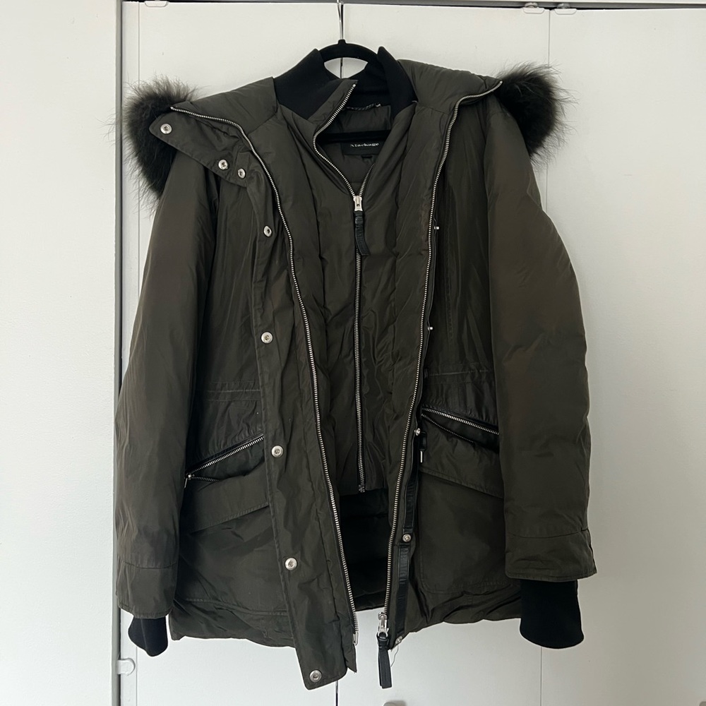 MACKAGE beautiful OLIVE/ARMY GREEN MACKAGE DOWN JACKET sz L
